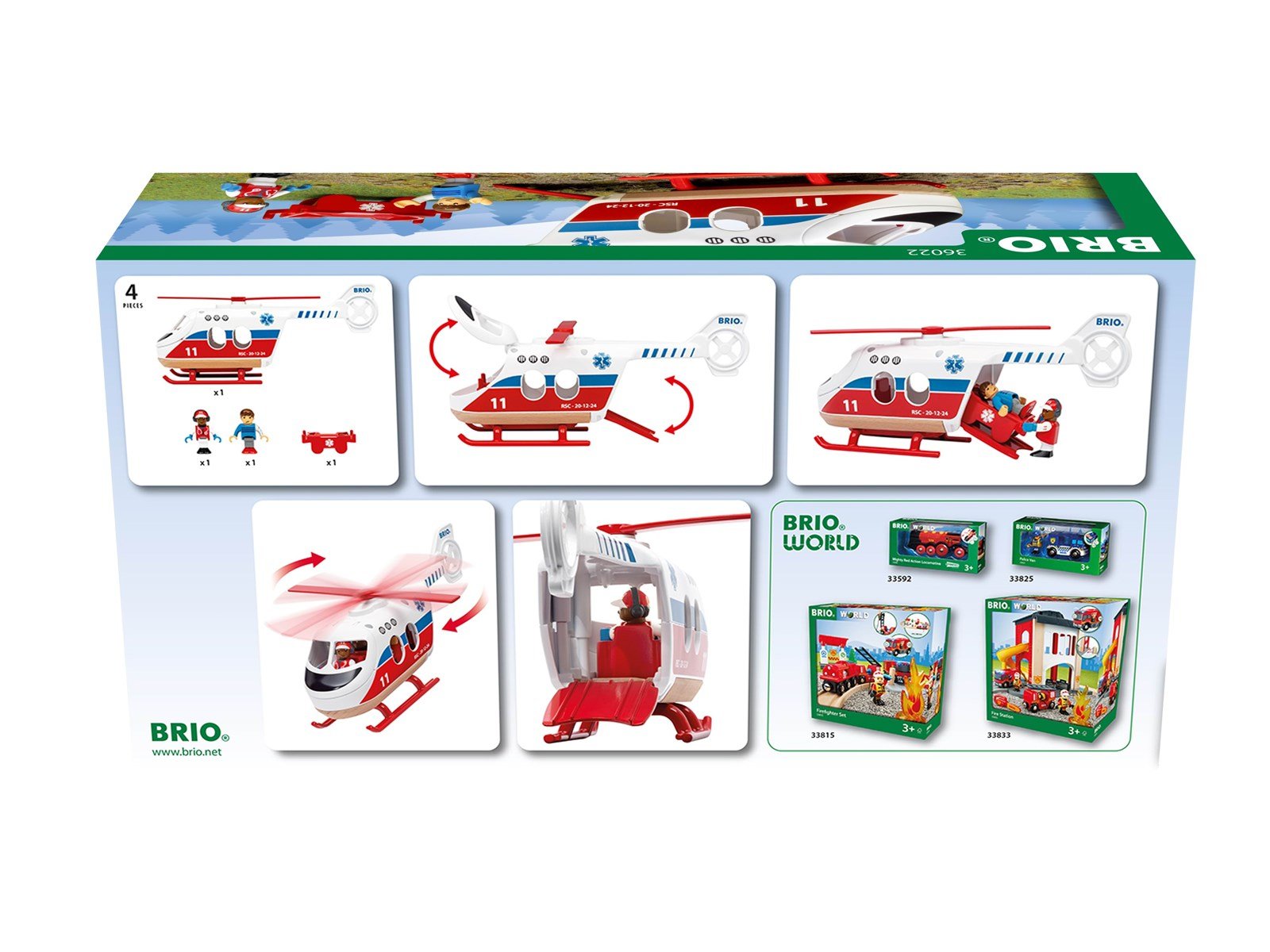 Brio BRIO Rettungshubschrauber Brio BRIO Rettungshubschrauber